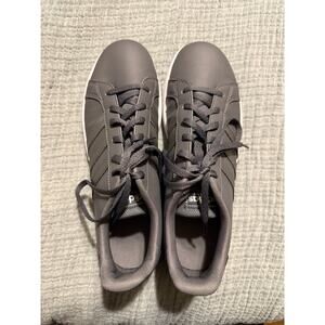 Adidas NWOT Grand Court Carbon Iron Metallic Sneaker Mens Size 7